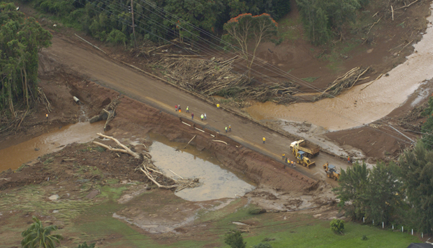 Dam burst