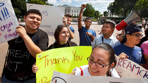 DREAMers thank President Obama for supporting them