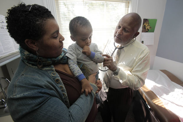 Doctor and family