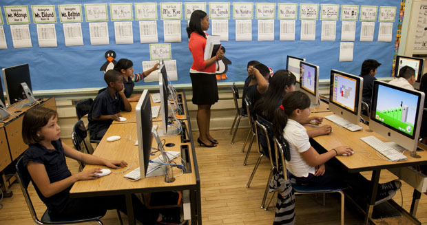 elementary school classroom
