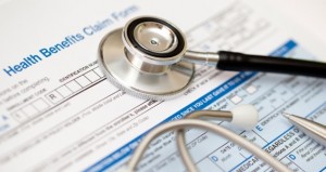 health benefit claims form and medical equipment