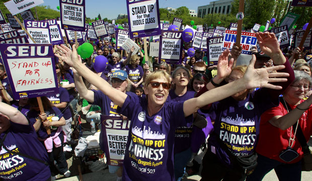 Union rally
