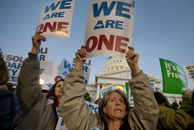 Union rally