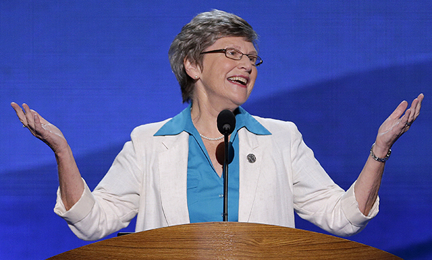 Sister Simone Campbell at the Democratic National Convention