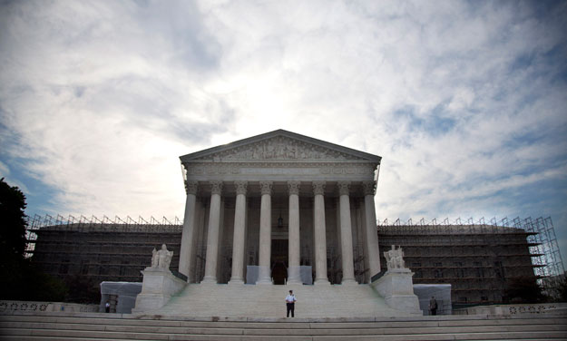 Supreme Court building in Washington
