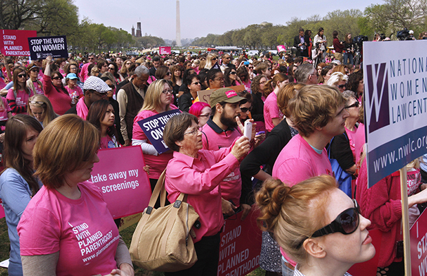 Planned Parenthood rally