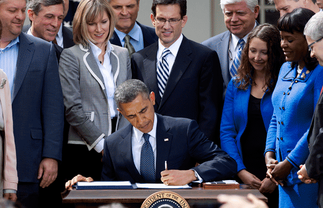 Obama signs small business legislation