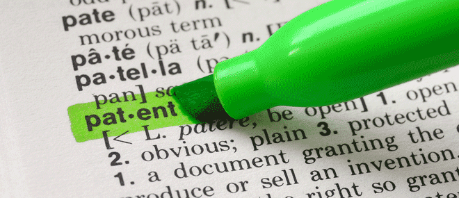 Patents definition