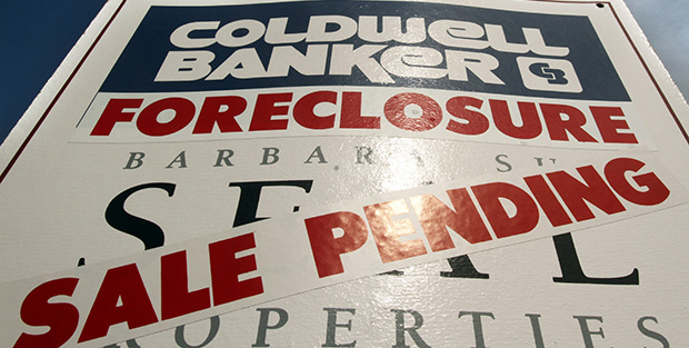 Foreclosure sign