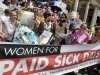 Women for Paid Sick Days Rally
