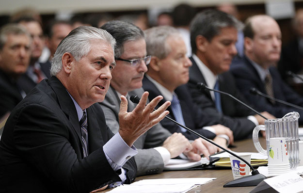 Big five oil company executives testify