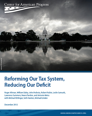 Reforming Our Tax System, Reducing Our Deficit