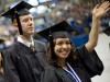 students graduating from college