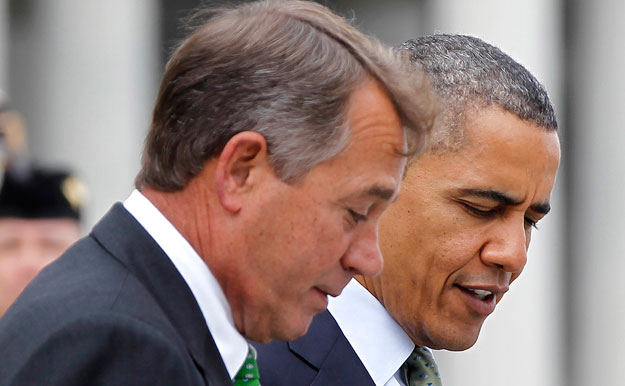 President Obama and Speaker of the House John Boehner