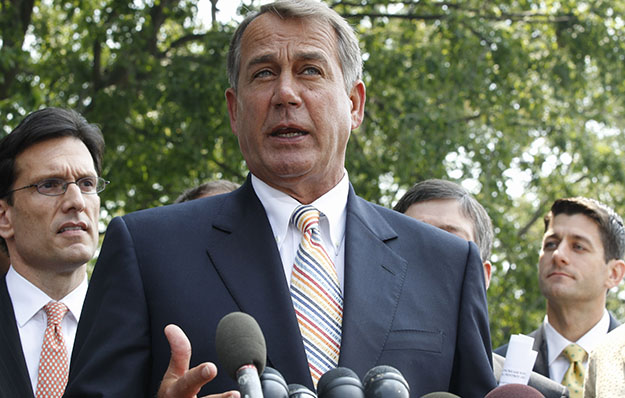 John Boehner, Eric Cantor, and Paul Ryan