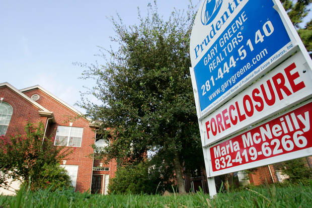 A foreclosed home