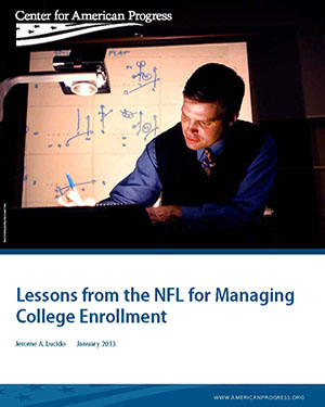 Lessons from the NFL for Managing College Enrollment