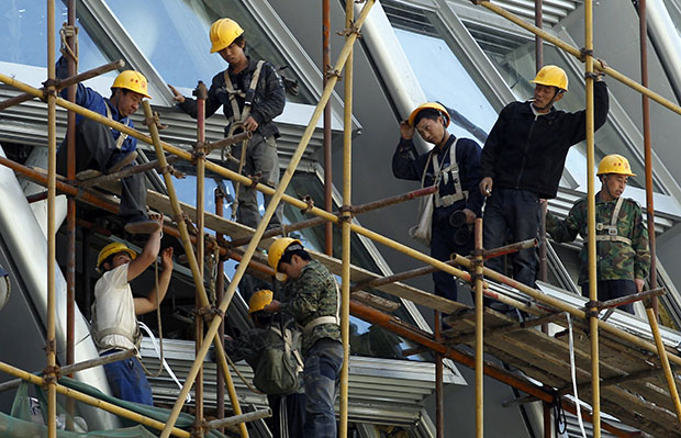 Workers in Beijing