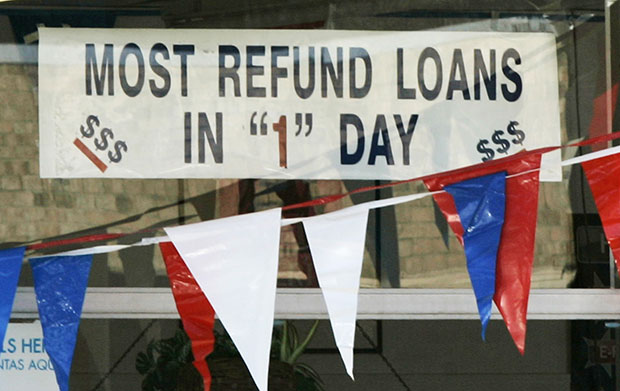 Instant tax refunds