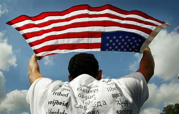 Immigrant rally