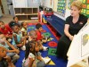 Cheryl Schmidt and her preschool class