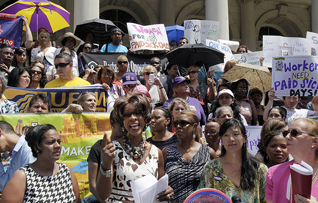 2012 Women for Paid Sick Days Rally