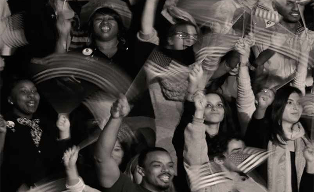 President Obama election night party, 2012