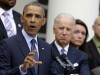President Barack Obama gun action