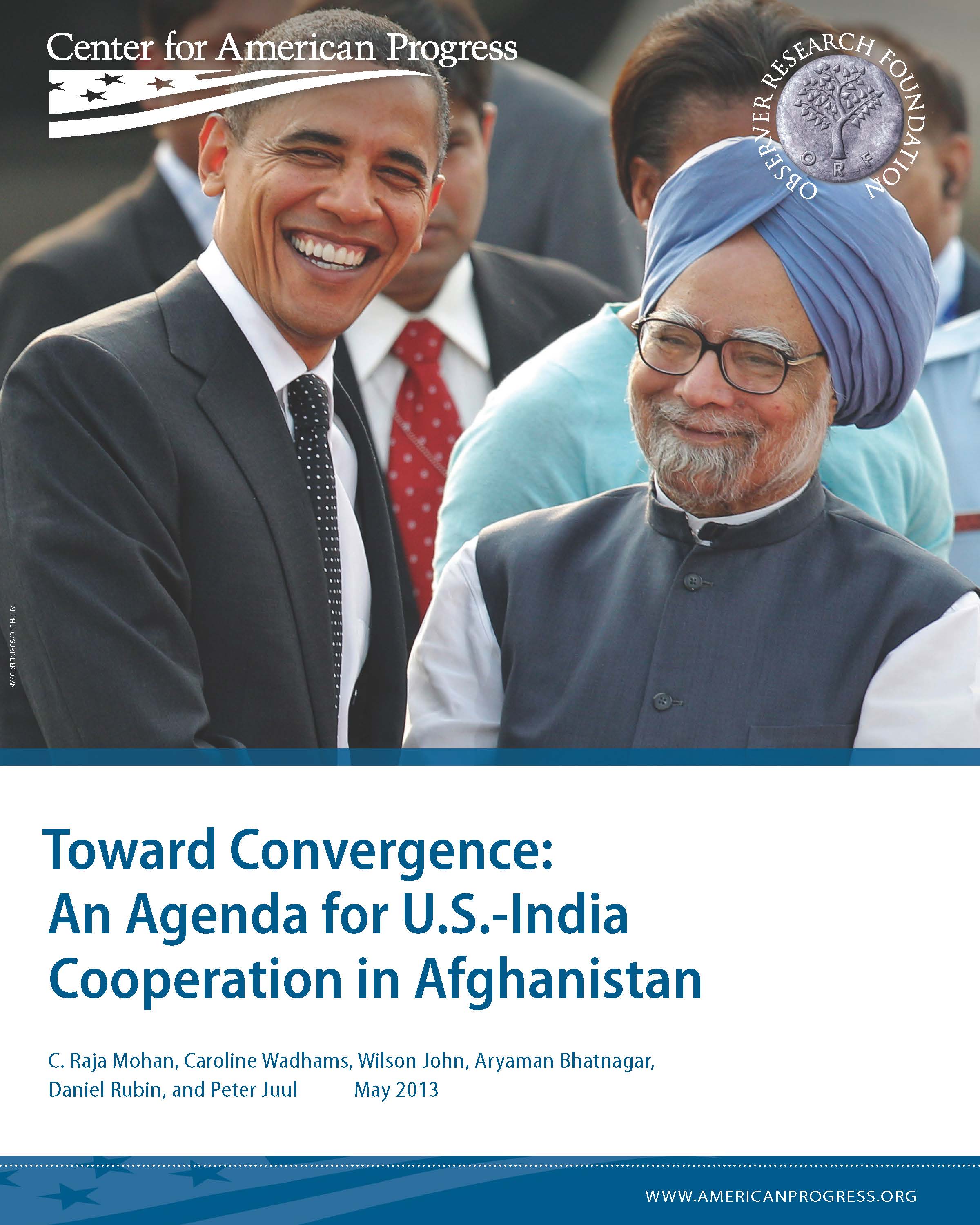 Toward Convergence: An Agenda for U.S.-India Cooperation in Afghanistan