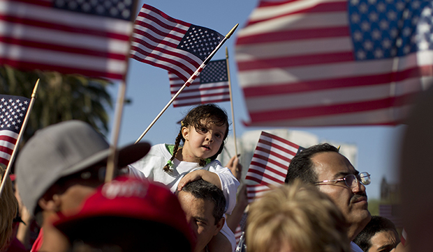 Immigration rally