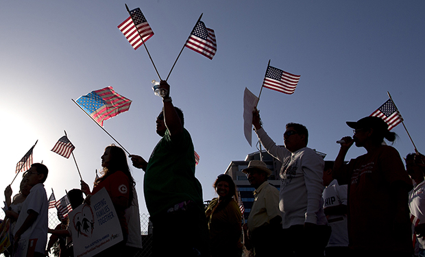 Immigration rally