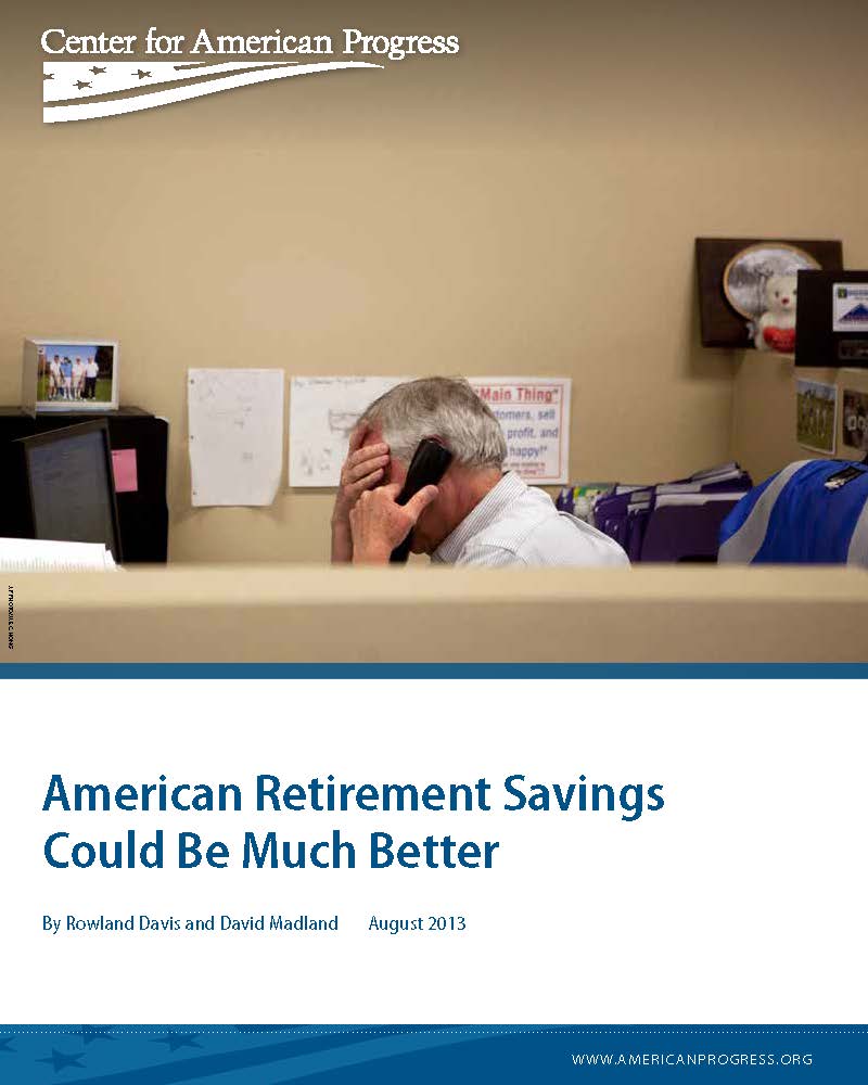 American Retirement Savings Could Be Much Better