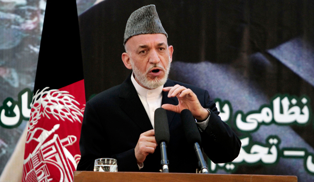 Afghan President Hamid Karzai