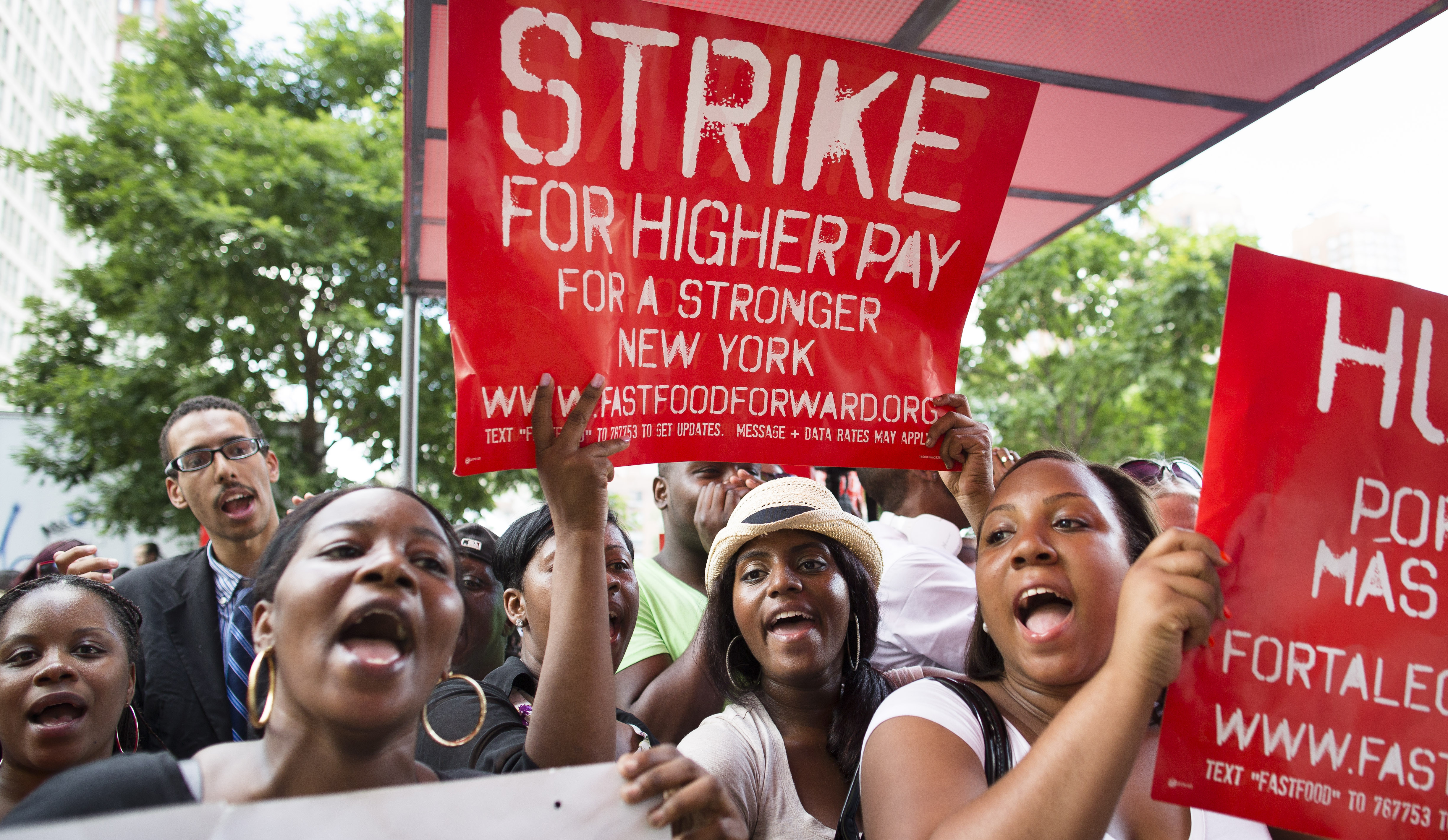 Fast food worker strike