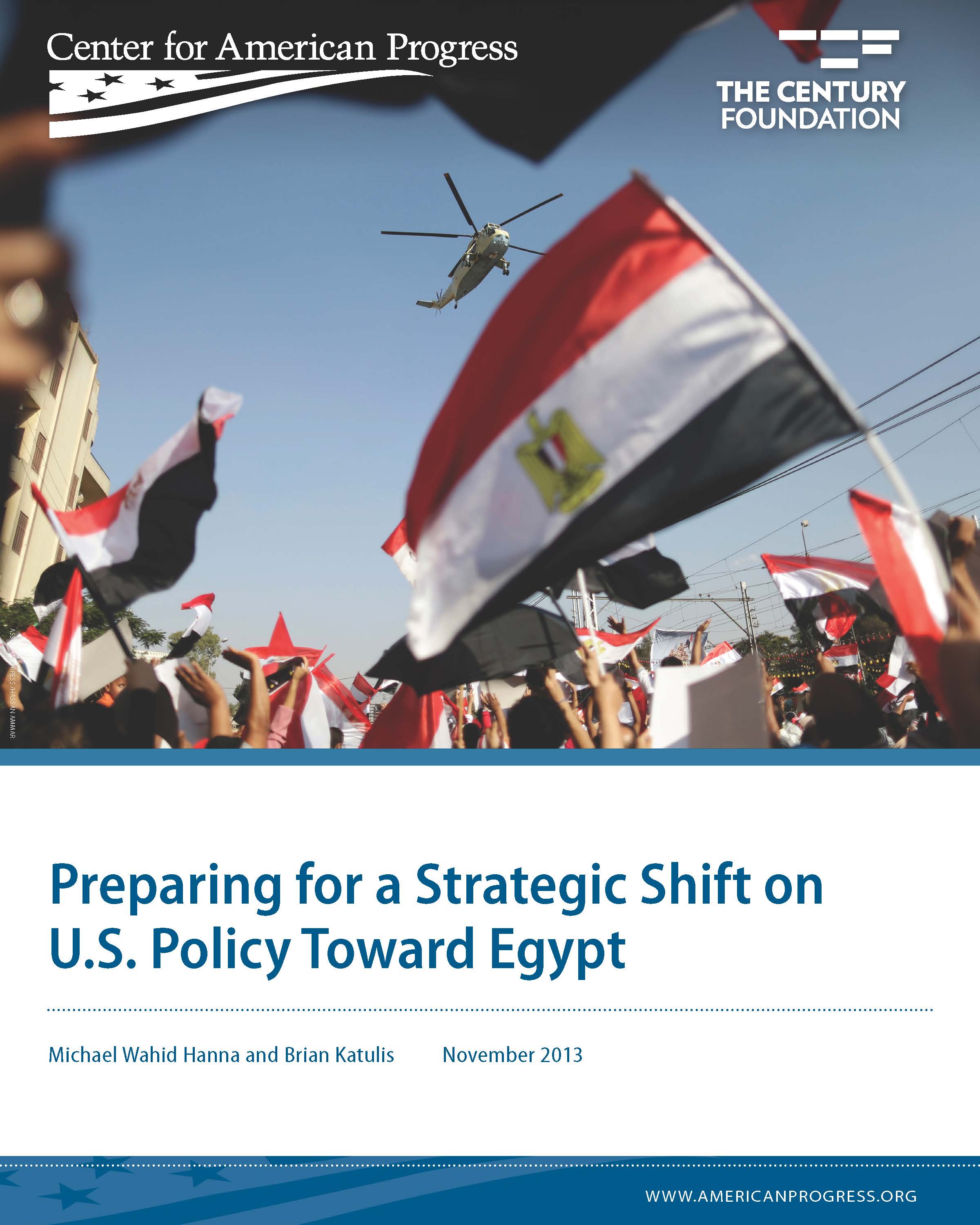 Preparing for a Strategic Shift on U.S. Policy Toward Egypt