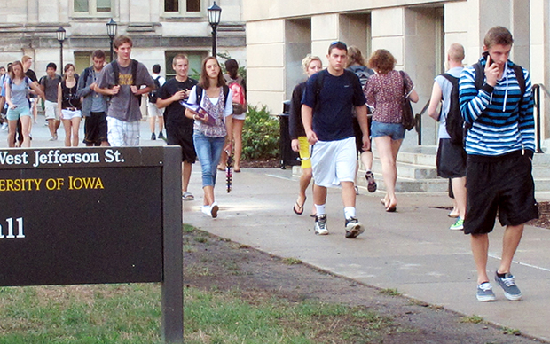 Students at the University of Iowa