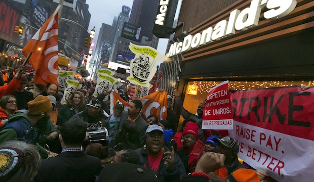 Fast food strike