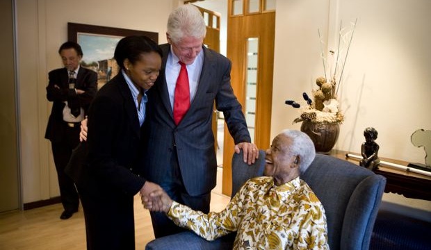 Dawn Mabery, Bill Clinton, Nelson Mandela