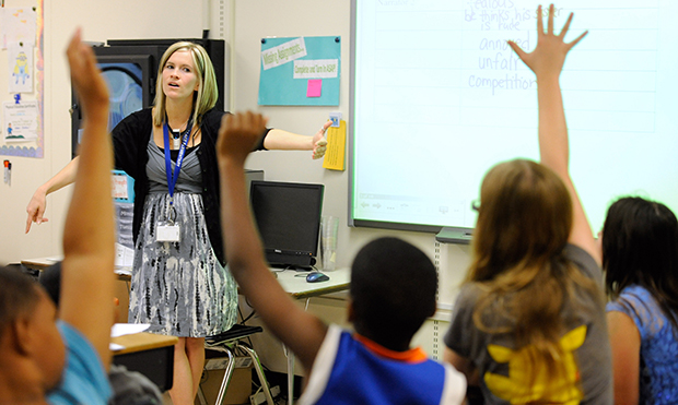 Amy Lawson, fifth-grade teacher