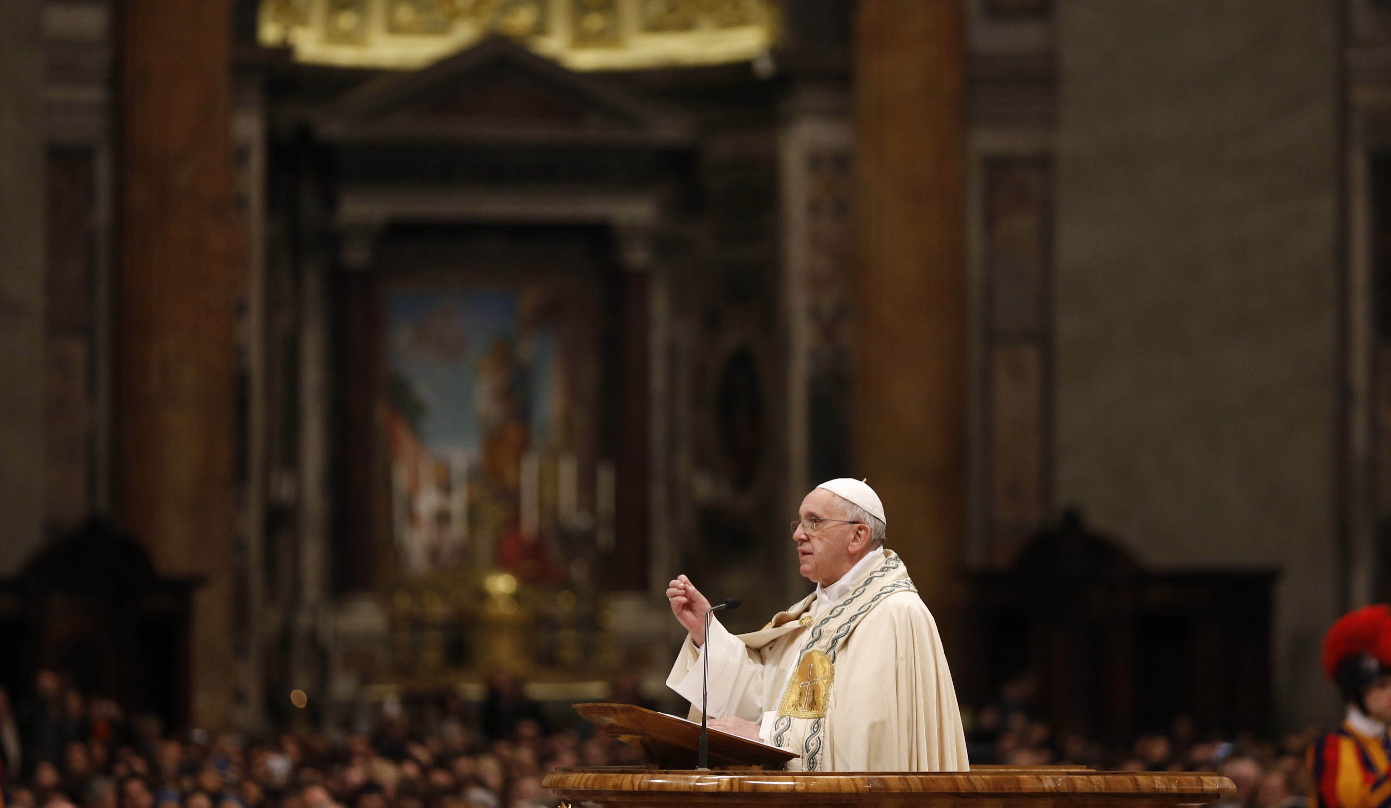 Pope Francis on New Year's Eve