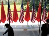 China and U.S. flags