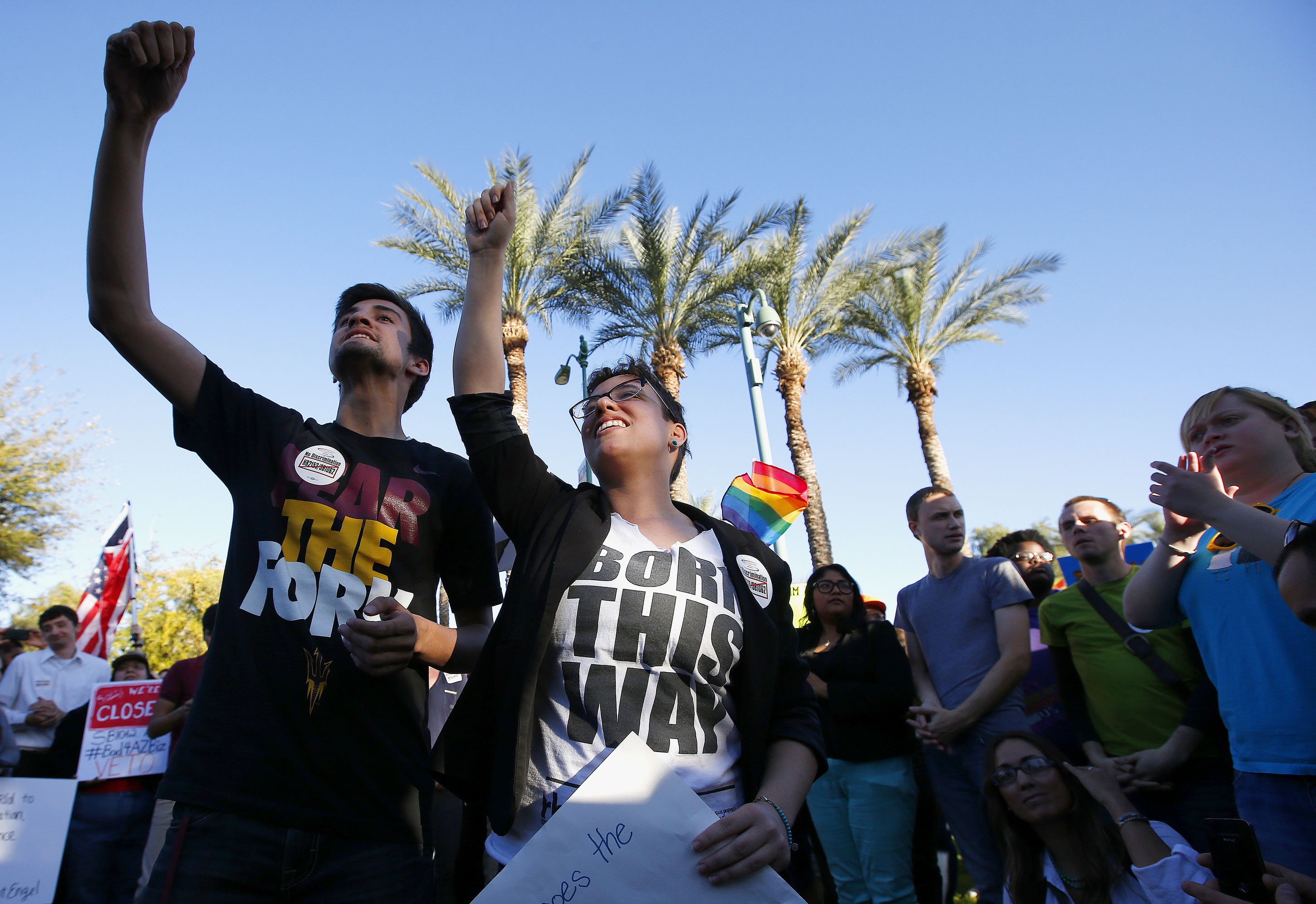 Arizona protestors