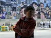 San Francisco woman and mural