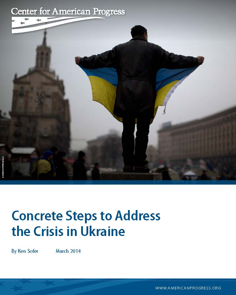 Concrete Steps to Address the Crisis in Ukraine