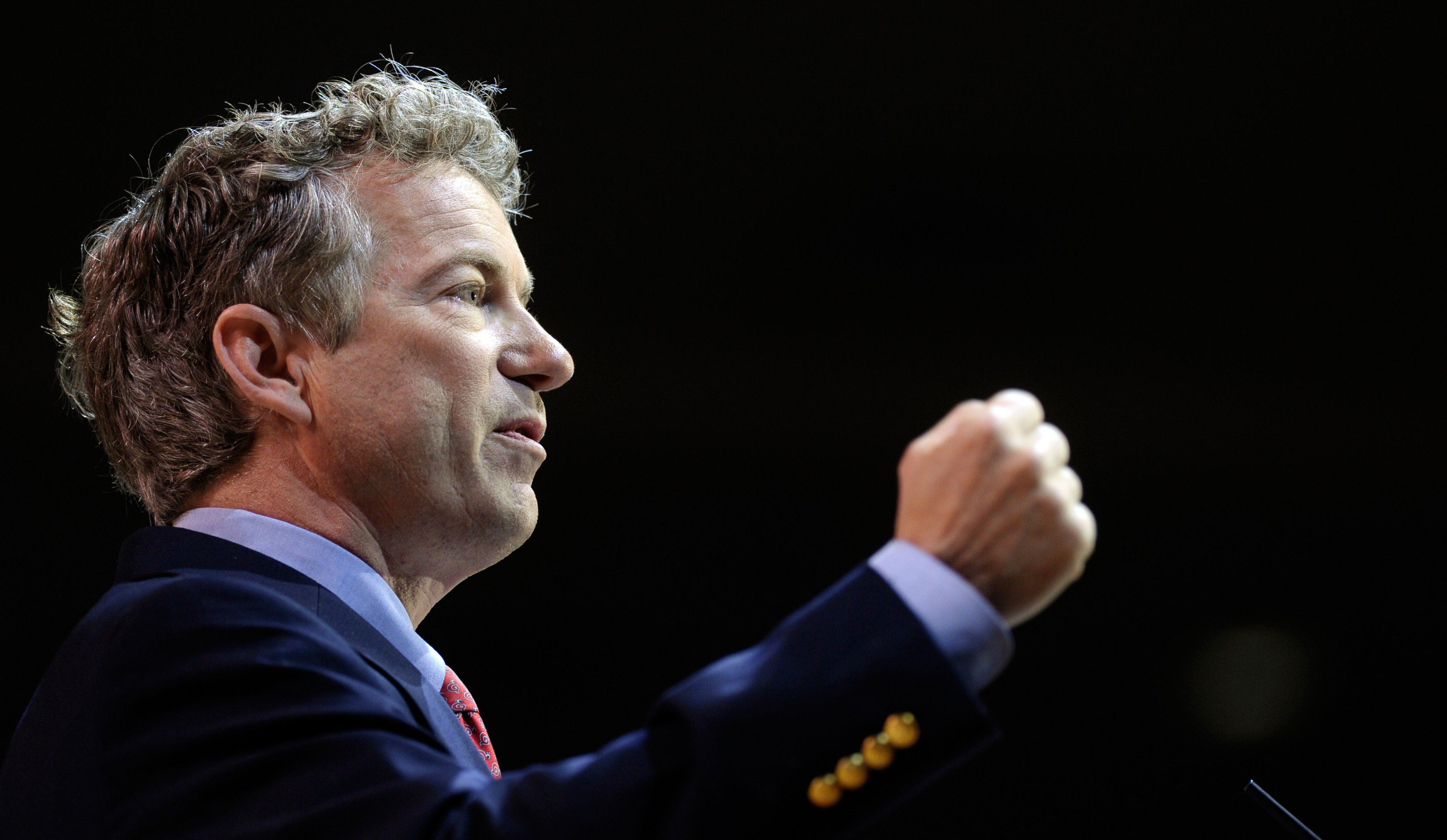 Sen. Rand Paul (R-KY) speaks at a conference