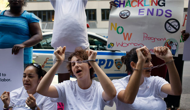 shackling protest