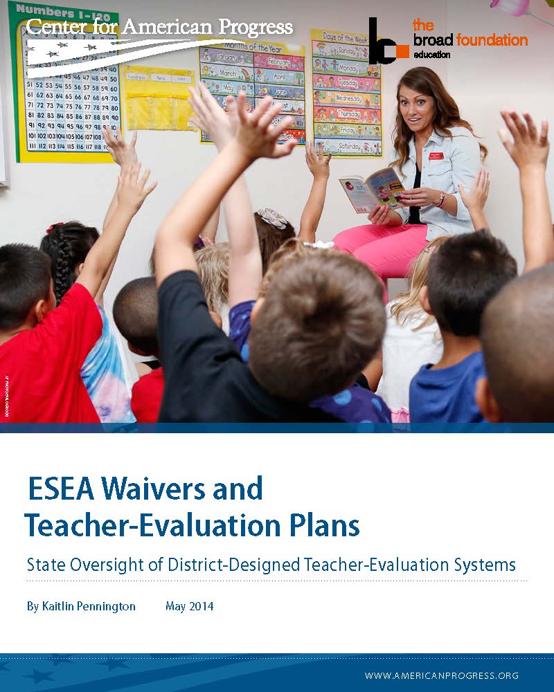 ESEA Waivers and Teacher-Evaluation Plans