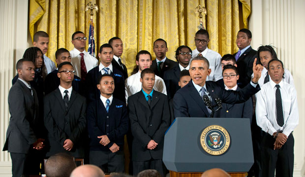 obama and kids