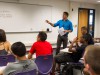 Ivan Silverberg teaches his American Studies class.