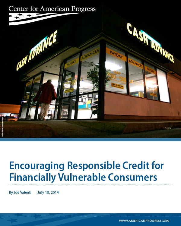 Encouraging Responsible Credit for Financially Vulnerable Consumers